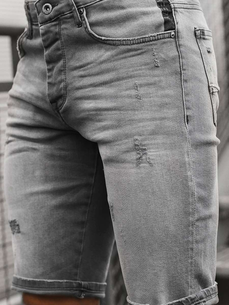 Grafitiniai Vyriški džinso šortai OZONEE B/55107