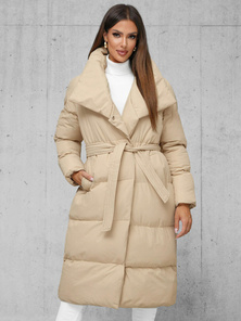 Smėlinė moteriška striukė OZONEE JS/M737/62Z