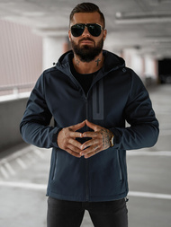 Granatinė vyriška softshelte striukė OZONEE JS/27B6513/25Z