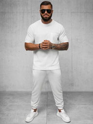 Baltas vyriški marškinėliai OZONEE O/Y960T