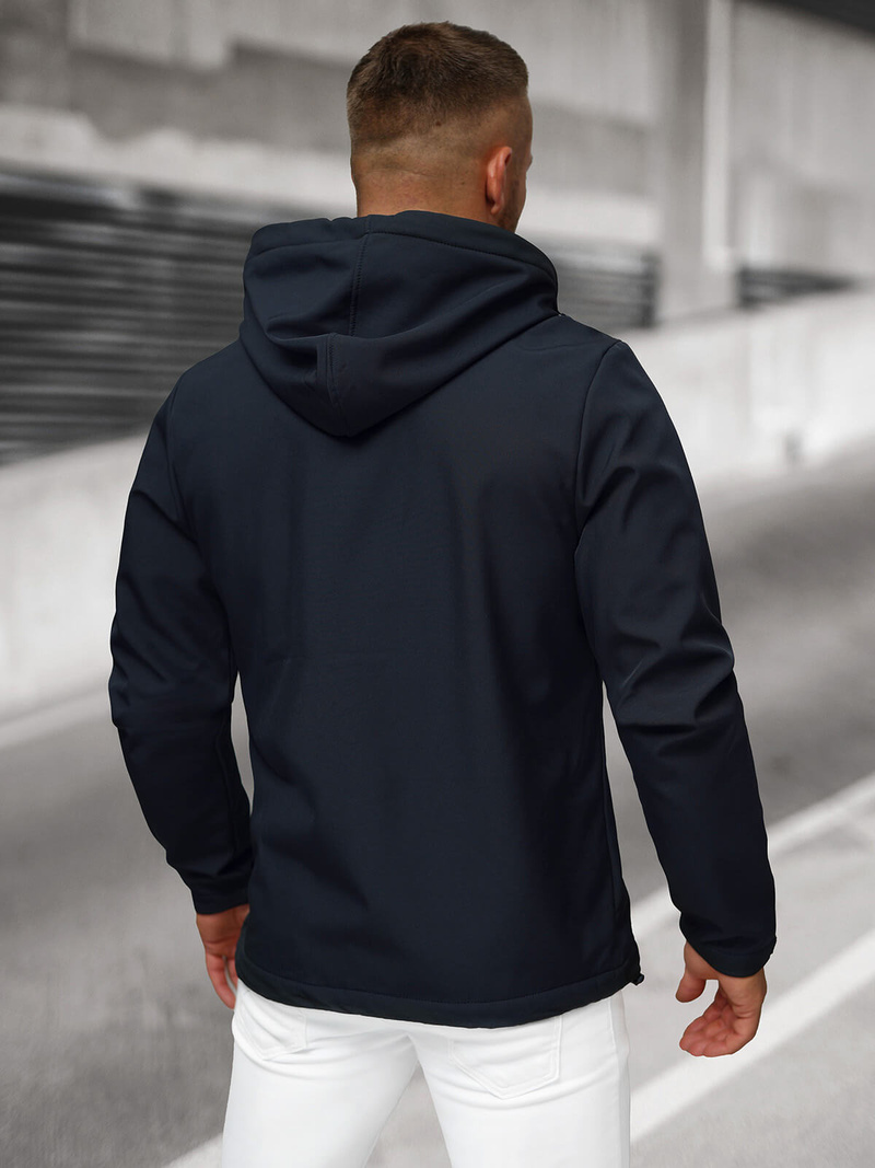 Granatinė vyriška softshelte striukė OZONEE JS/27B6513/25