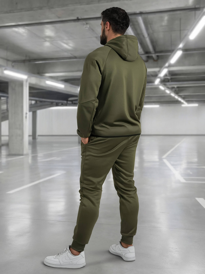 Rusvai žalsva vyriškas sportinis kostiumas OZONEE JS/8C1966/29