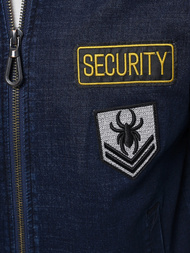 Granatinė vyriška džinso striukė OZONEE NB/MJ509B