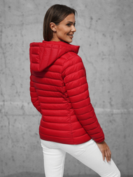 Raudonas moteriška striukė OZONEE JS/16M9101/270