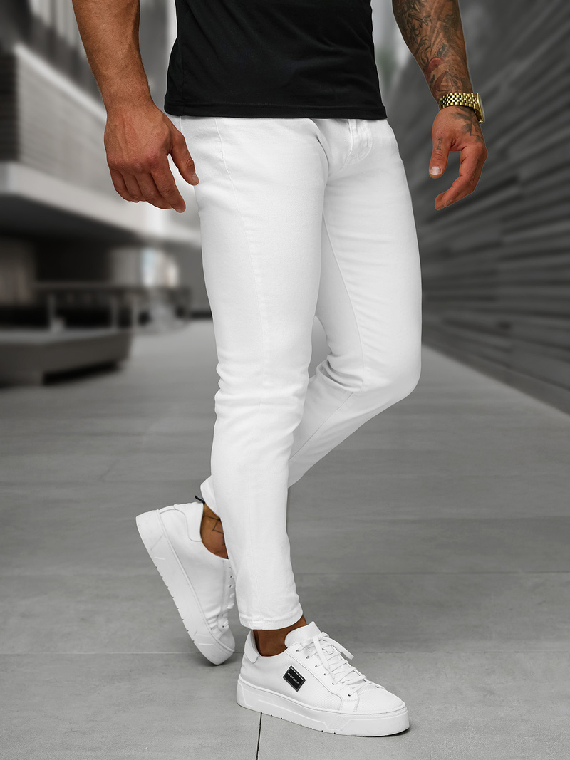 Balti vyriški džinsai OZONEE O/YB661