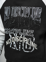 Juoda džemperis su gobtuvu OZONEE O/SWE23037