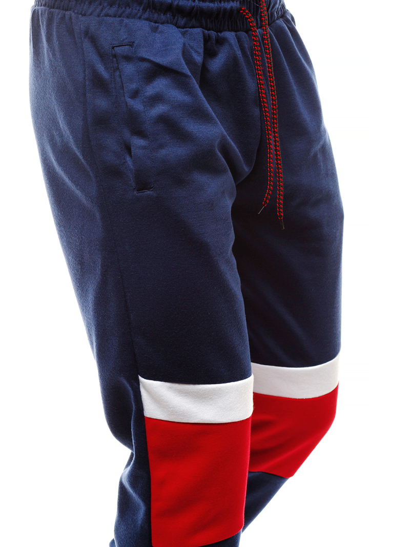 Granatinės vyriškos sportinės kelnės OZONEE JS/JZ11010