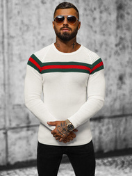 Pieno spalva vyriškas megztinis OZONEE L/2457Z