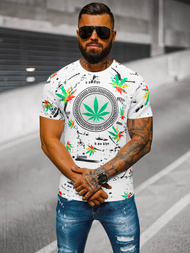 Baltas vyriški marškinėliai OZONEE O/T131/1