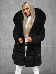 Juoda moteriška striukė OZONEE JS/11Z8096