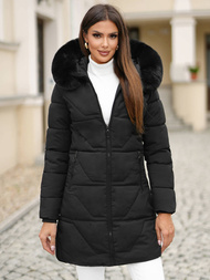 Juoda moteriška striukė OZONEE JS/16M9099/392Z