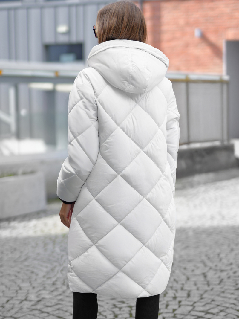 Baltas moteriška striukė OZONEE JS/5M3168/281Z