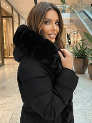 Juoda moteriška striukė OZONEE JS/5M3158/392Z