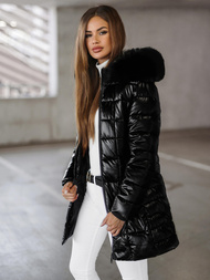 Juoda moteriška striukė OZONEE JS/16M9120/392Z