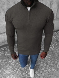 Grafitinis vyriškas megztinis OZONEE NB/MM6007/3