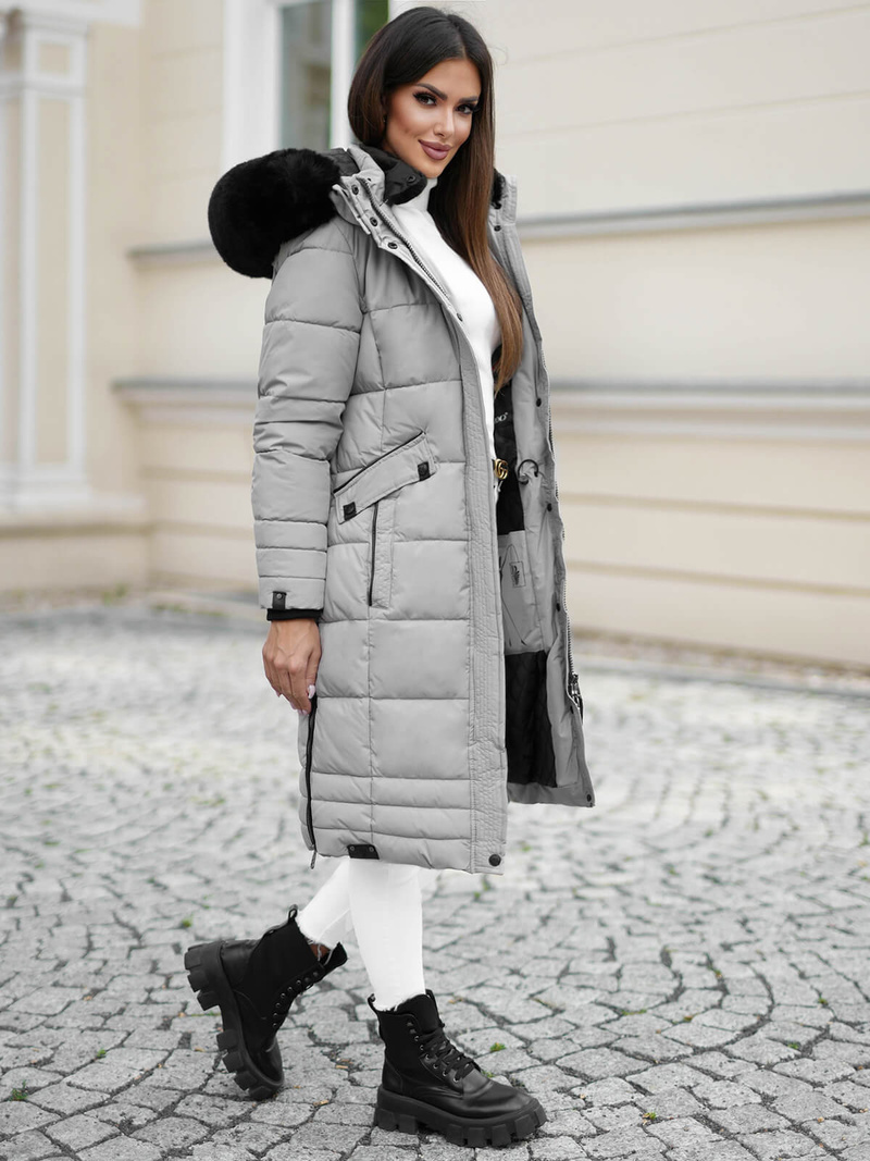 Pilka moteriška striukė OZONEE O/W377Z