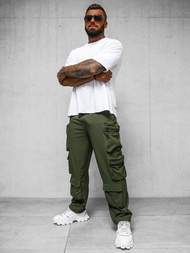 Rusvai žalsvos Vyriškos Kelnės OZONEE O/PS5528