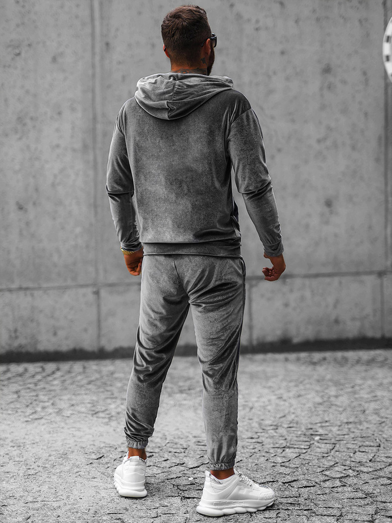 Pilkas vyriškas sportinis kostiumas OZONEE O/D8160/9157