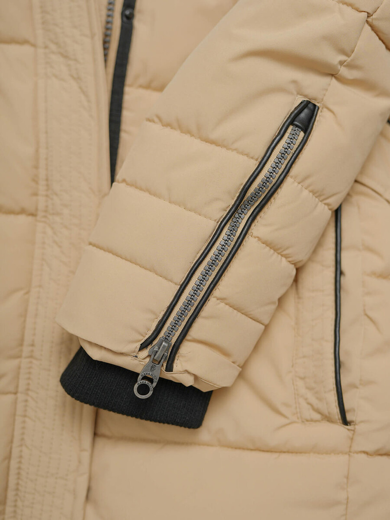 Smėlinis moteriška striukė OZONEE O/W377