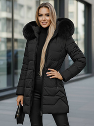 Juoda moteriška striukė OZONEE JS/16M9121/392Z