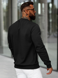 Juodas vyriškas džemperis OZONEE O/P2031Z