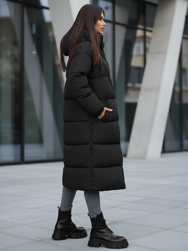 Juoda moteriška striukė OZONEE JS/5M3163/392Z