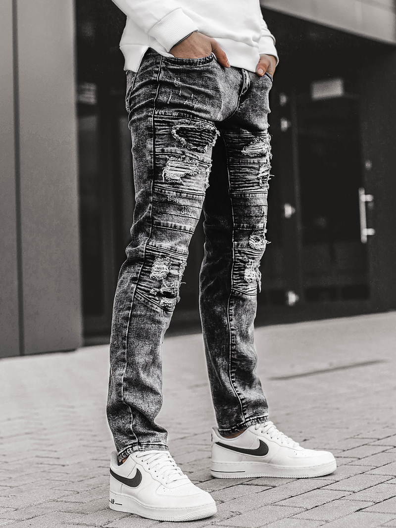 Grafitinės vyriškos džinso kelnės OZONEE V/19194