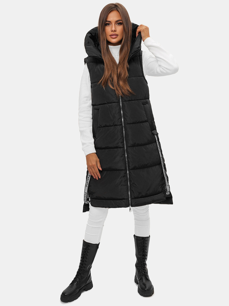 Juoda moteriška liemenė OZONEE O/DK113/1