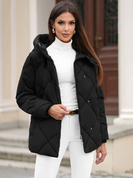 Juoda moteriška striukė OZONEE JS/5M3175/392Z