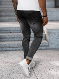 Juodai vyriški džinsai OZONEE NB/MP0169G