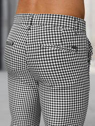  Juodai-baltos vyriškos chino kelnės OZONEE DJ/5531Z