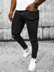 Juodi vyriški džinsai OZONEE E/5391/02