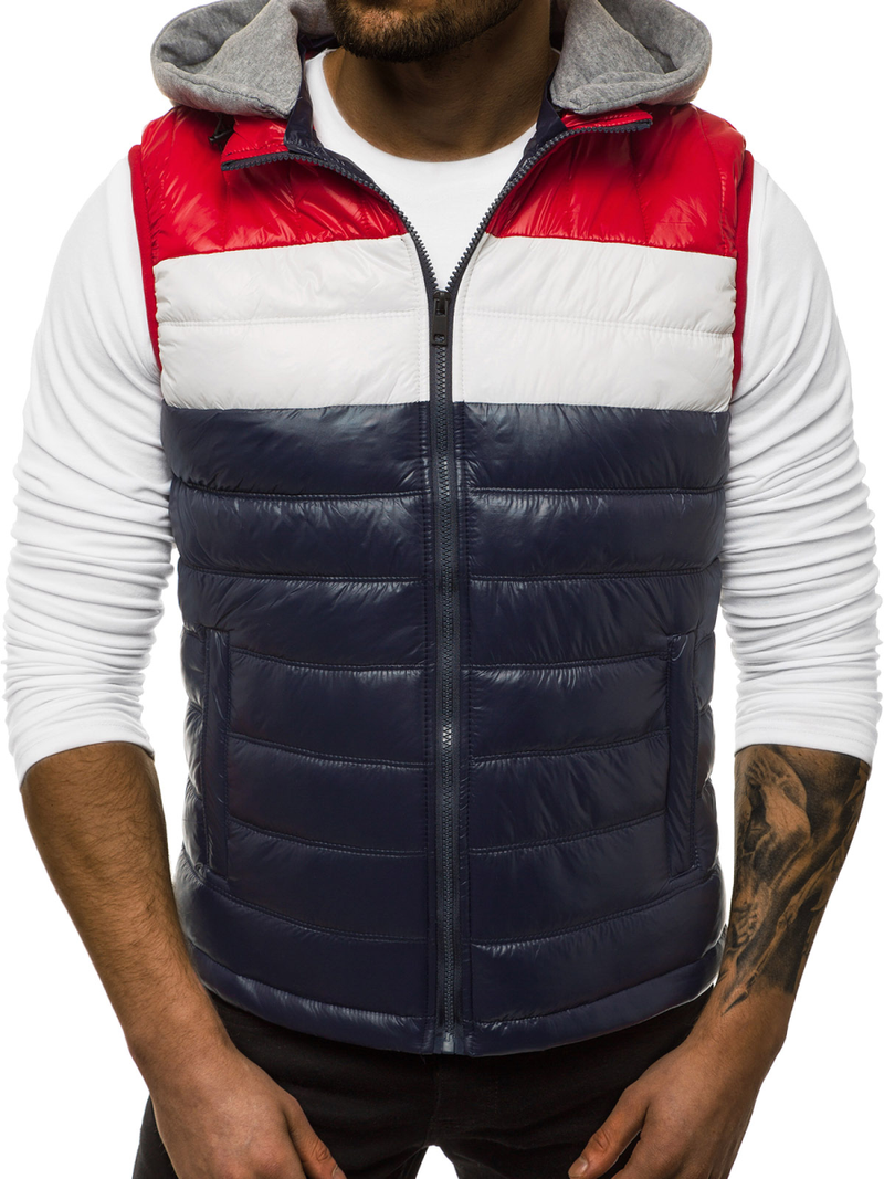 Granatinė vyriška liemenė OZONEE N/6105