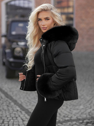 Juoda moteriška striukė OZONEE JS/16M9282/392