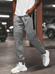 Pilkos vyriškos sportinės kelnės OZONEE JS/68K10326Z