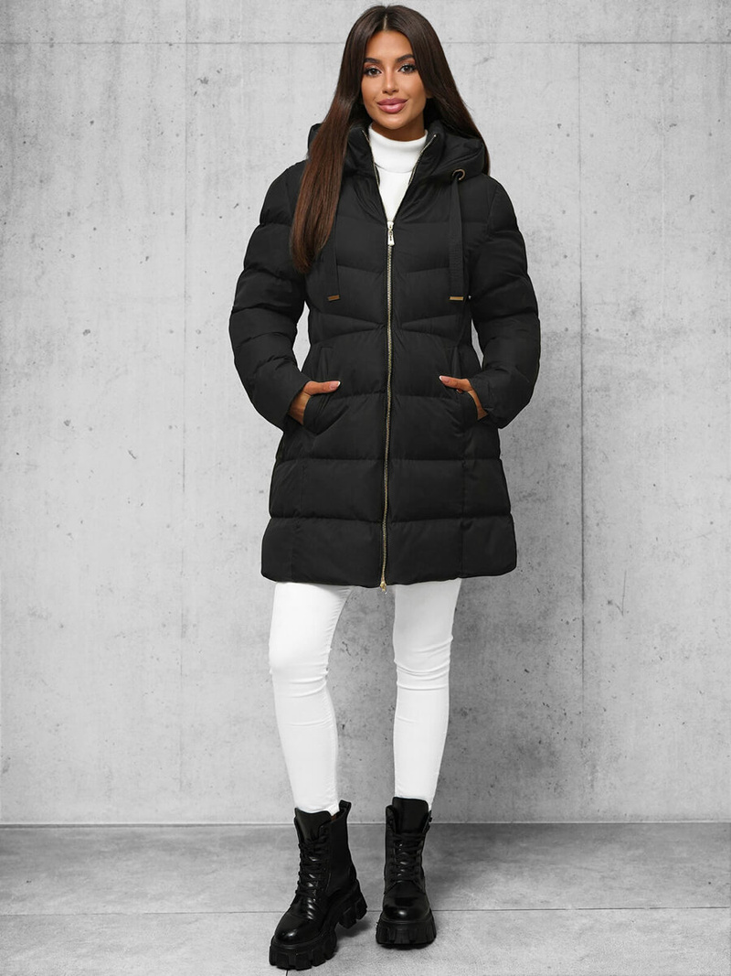 Juoda moteriška striukė OZONEE JS/5M3231/392