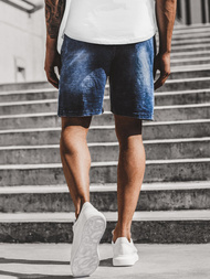 Mėlyni Vyriški džinso šortai OZONEE JS/KK116