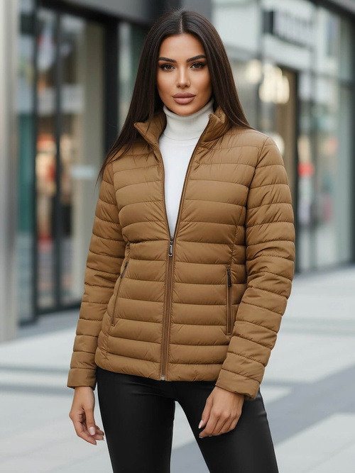 Tamiai-smėlinis moteriška striukė OZONEE JS/16M9109/84Z