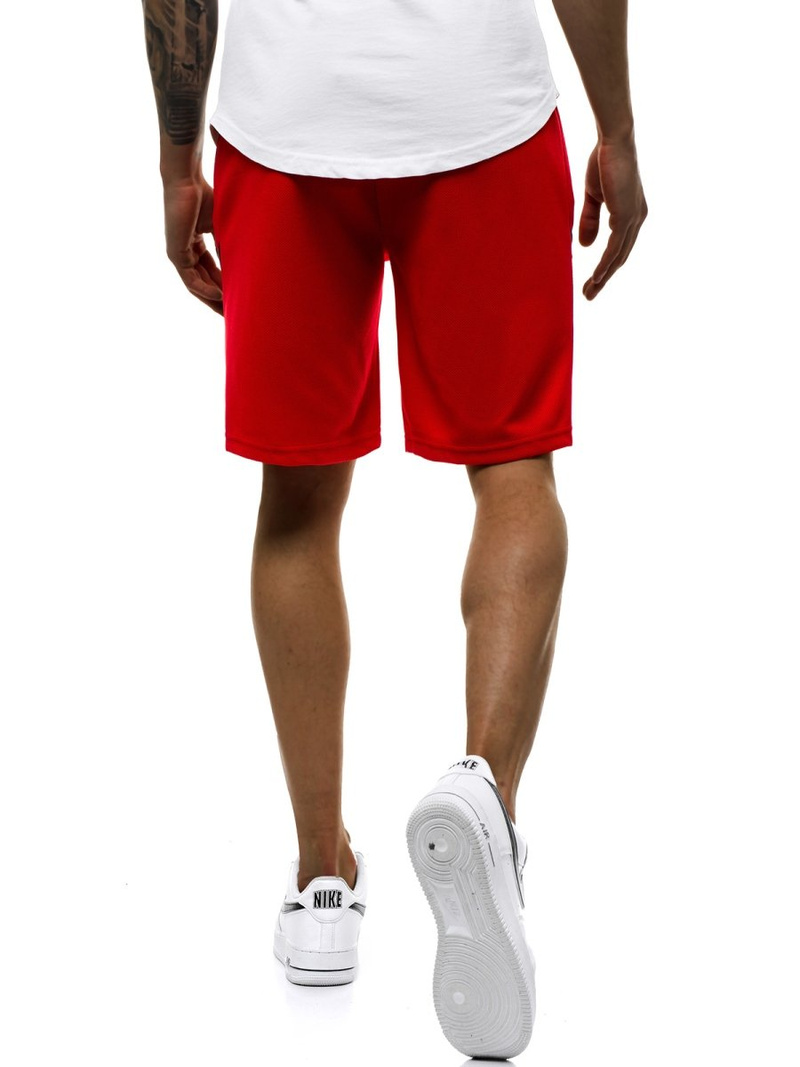 Raudoni vyriški šortai OZONEE JS/KS2515