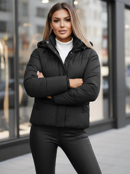 Juoda moteriška striukė OZONEE JS/16M9188/392Z