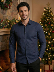 Granatinė vyriški marškiniai OZONEE V/V183Z