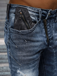 Mėlyni vyriški džinsai OZONEE NB/MP0045B