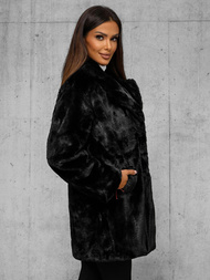 Juoda moteriška striukė OZONEE JS/11Z8168Z