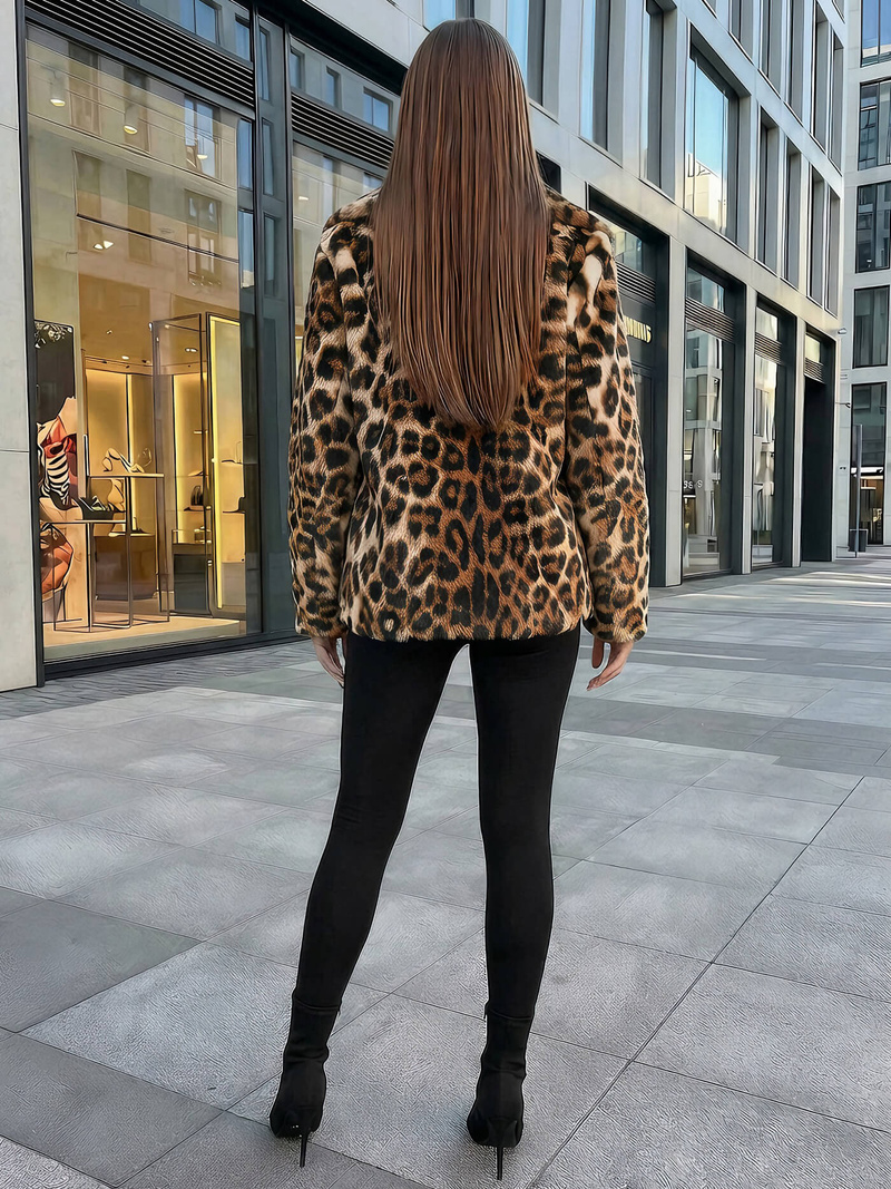 Smėlio-rudos spalvos moteriška striukė OZONEE JS/61M8500/158Z