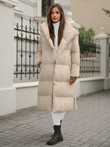 Smėlinė moteriška striukė OZONEE JS/M737/62Z