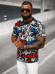 Juodi vyriški marškinėliai OZONEE O/T1271/3