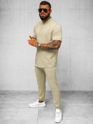 Smėlio spalvos vyriškos chino kelnės OZONEE O/K971SP