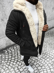 Juoda vyriška žieminė striukė OZONEE JS/22M51/392