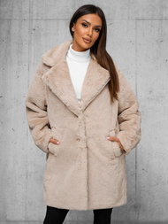 Smėlinis moteriška striukė OZONEE JS/11Z8168Z