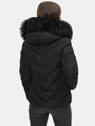 Juoda moteriška žieminė striukė OZONEE JS/M727/392